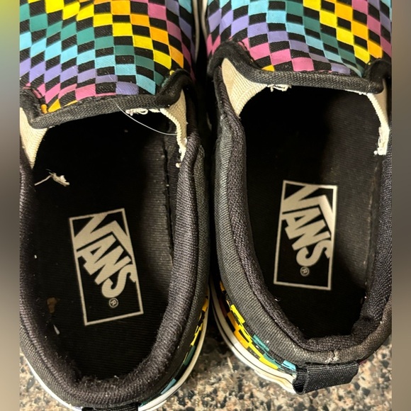 Vans Asher Super Colourful Slip On Shoes Size 12 Missy Super Cool Skate Shoes - Picture 10 of 11
